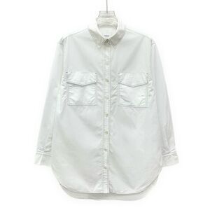 Burberry White Casual Button Down Shirt